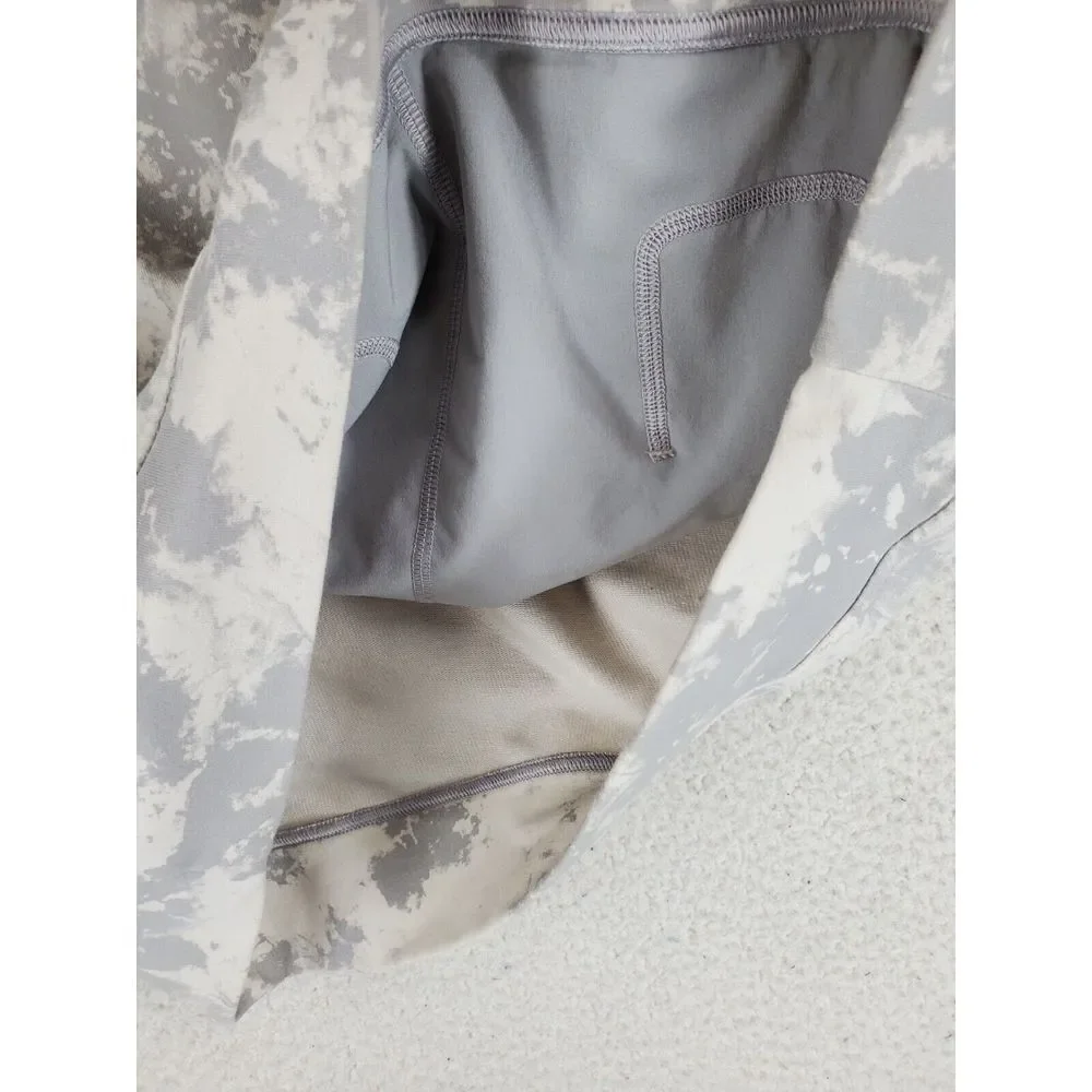 Lululemon City Sweat Pullover Hoodie Mens M Gray White Tie Dye Drawstring - Picture 10 of 15
